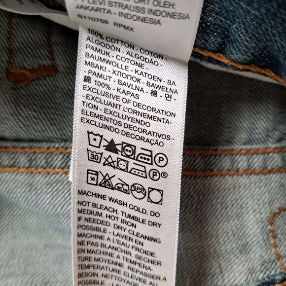 LEVI'S 559 Relaxed Fit Straight Leg Men Size 36x36 Denim Blue Stretch Cotton NWT - Picture 3 of 14